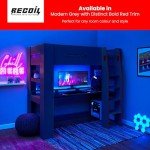 Stylish Kids High Sleeper Bunk Bed with Desk