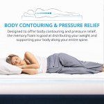 ELEMUSE Memory Foam Mattress Topper for Comfort