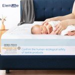 ELEMUSE Memory Foam Mattress Topper for Comfort
