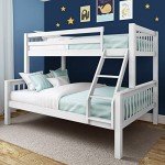 Triple Sleeper Wooden Bunk Bed for Kids