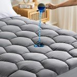 Ultra Fluffy Waterproof Mattress Topper for Single Bed