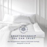 Extra Deep Quilted Mattress Topper for Single Beds
