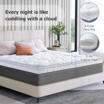 BedStory Fluffy Pillow Top Mattress Topper 3 Inch