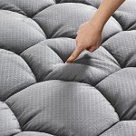 Ultra Fluffy Waterproof Mattress Topper for Single Bed