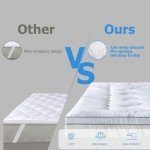 BedStory Fluffy Pillow Top Mattress Topper 3 Inch