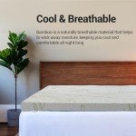 Bamboo Memory Foam Mattress Topper for Single Bed