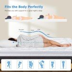 BedStory Fluffy Pillow Top Mattress Topper 3 Inch