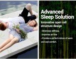 Bamboo Memory Foam Mattress Topper for Single Bed