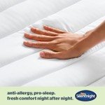 Anti-Allergy Double Mattress Topper for Bunk Beds