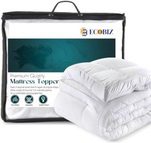 Thick Fluffy Double Mattress Topper - 4 Inches