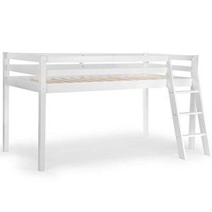 vonhaus-mid-sleeper-bed-frame-with-ladde