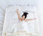 Cozy Double Mattress Topper, 4 Inch Soft Comfort