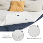 Cooling Memory Foam Mattress Topper for Back Pain