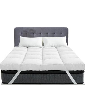 Extra Thick Double Mattress Topper With Hypoallergenic Filling