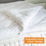 Comfortable Dual Layer Mattress Topper for Double Bed