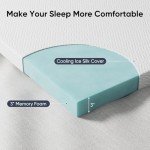 Cooling Memory Foam Mattress Topper for Back Pain
