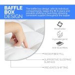 Extra Deep Microfibre Mattress Topper - Double