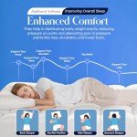 Extra Thick Double Mattress Topper with Hypoallergenic Filling
