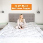 Comfortable Dual Layer Mattress Topper for Double Bed