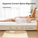 Cooling Memory Foam Mattress Topper for Back Pain