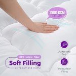 Extra Thick Double Mattress Topper with Hypoallergenic Filling