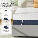 Cooling Memory Foam Mattress Topper for Back Pain