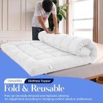 Extra Thick Double Mattress Topper with Hypoallergenic Filling