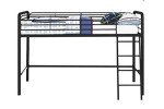 Black Midsleeper Bunk Bed by DHP