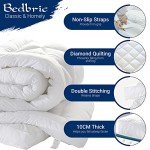 Cozy 4-Inch Quilted Mattress Topper for Bunk Beds