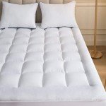 Plush Cooling Mattress Topper for Bunk Beds