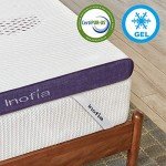 Inofia Sleep Gel Memory Foam Bed Topper 8CM
