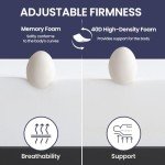 Memory Foam Mattress Topper for Back Pain