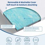 Comfortable Double Layer Memory Foam Mattress Topper