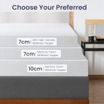 Memory Foam Mattress Topper for Back Pain