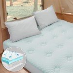 Hansleep Double Bed Memory Foam Mattress Topper