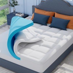 ELEMUSE Double Memory Foam Mattress Topper