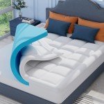 ELEMUSE Double Memory Foam Mattress Topper