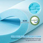 ELEMUSE Double Memory Foam Mattress Topper