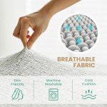 Cooling Memory Foam Mattress Topper for Small Double