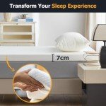 Comfortable 7cm Memory Foam Mattress Topper