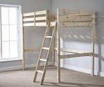 Oscar High Sleeper Loft Bunk Bed, Double Size