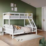 ZANOFIRA Solid Pine Triple Bunk Bed Set