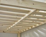 Fusion Raised Pine Double Bunk Bed 4ft 6