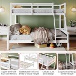 ZANOFIRA Solid Pine Triple Bunk Bed Set