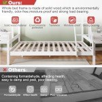 ZANOFIRA Solid Pine Triple Bunk Bed Set