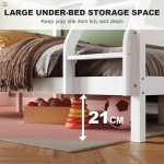 ZANOFIRA Solid Pine Triple Bunk Bed Set