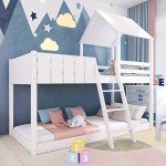 Cozy Cabin Treehouse Loft Bed with Ladder