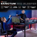 X-Rocker Sanctum Mid Sleeper Gaming Bed with Desk
