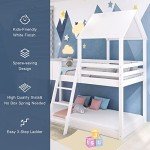 Cozy Cabin Treehouse Loft Bed with Ladder