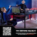 X-Rocker Sanctum Mid Sleeper Gaming Bed with Desk